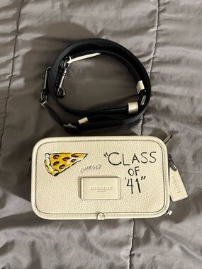 Coach White Print Wyatt crossbody bag